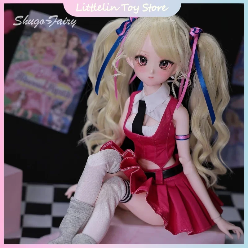 Shugafairy 1/4 Bjd Puppe Tammy Academy Style College Girl – Y2k Karneval Sd bewegliche Gelenkpuppe Komplettset Anime Street Wear Geschenk