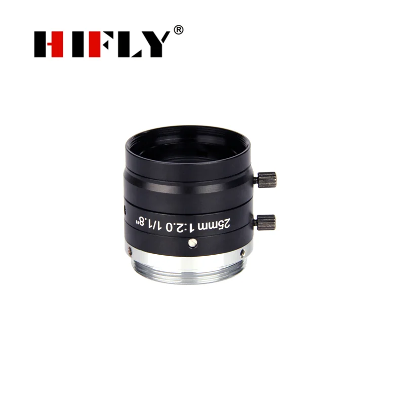 25mm F2.0 5MP FA 1/1.8" Fixed Focus C-mount camera Lens for industry inspection