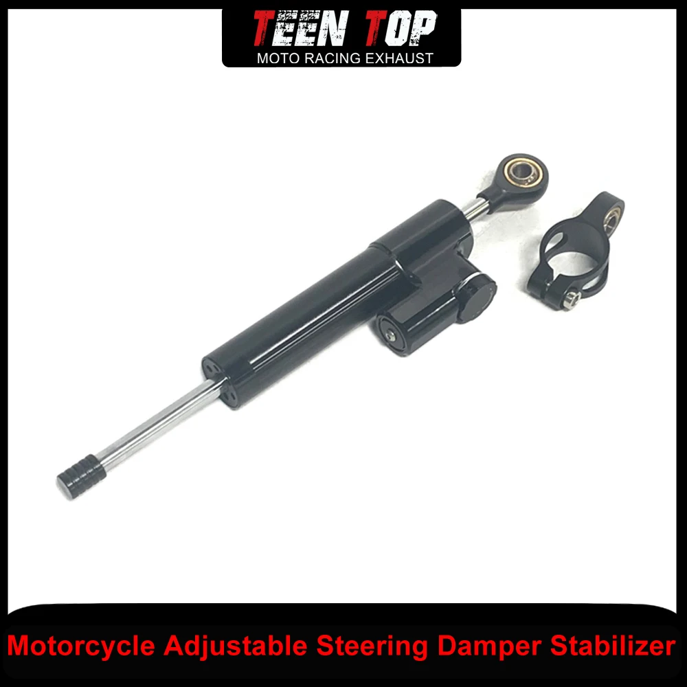 

Universal Motorcycle Adjustable Steering Damper Stabilizer For Honda Suzuki YAMAHA Kawasaki Motor Handlebar Modification