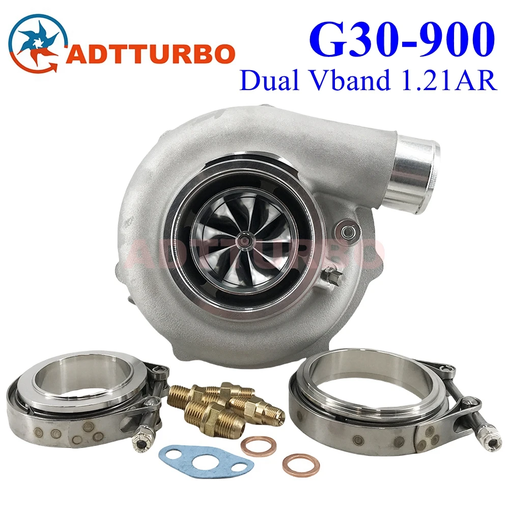 G30-900 G-SERIES G30 900 62mm 880704-5008S 880704-5009S Turbocharger Performance Turbine 1.21AR Dual V-Band 550-900HP Ball Beari