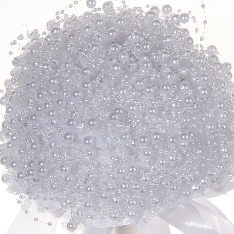 Cute pearl wedding supplies, bridal bouquet, Korean-style bridesmaid wedding bouquet image 4