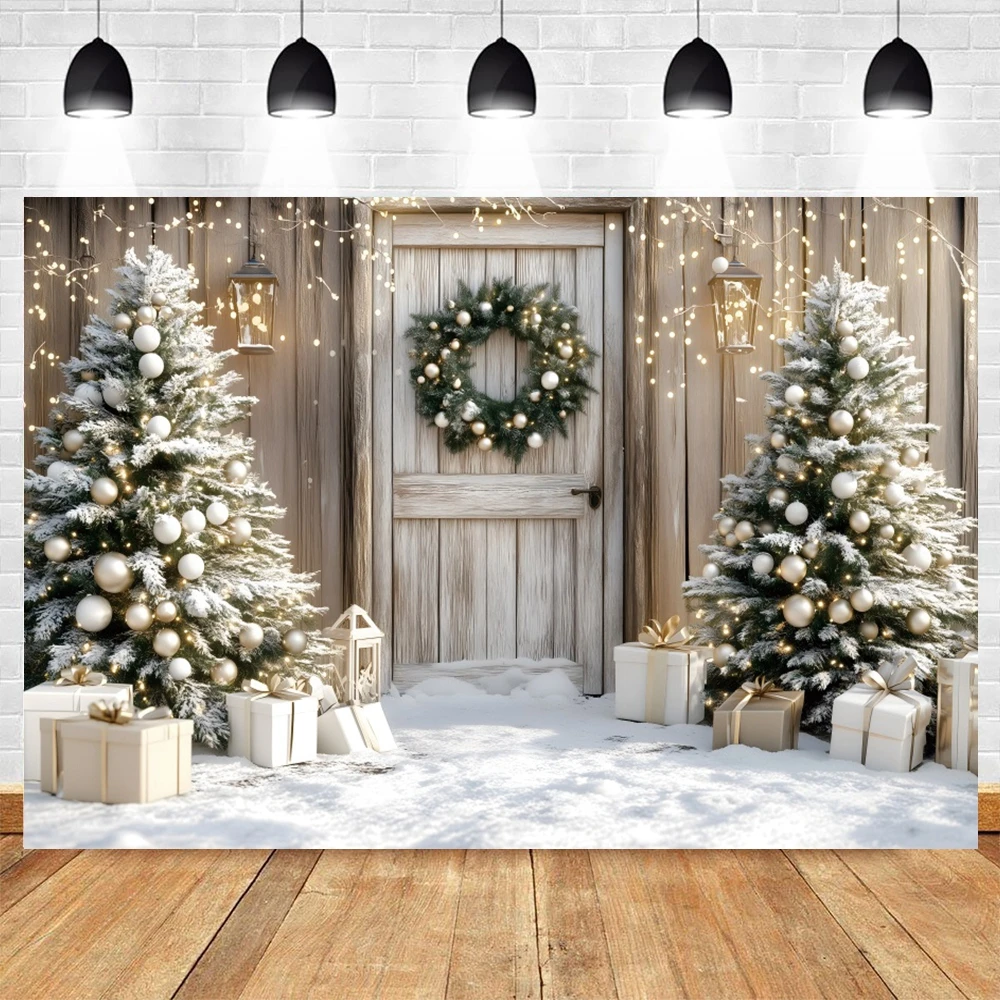 الشتاء عيد الميلاد التصوير خلفية مستودع ندفة الثلج شجرة عيد الميلاد ديكور الاطفال عطلة حفلة صورة خلفية استوديو