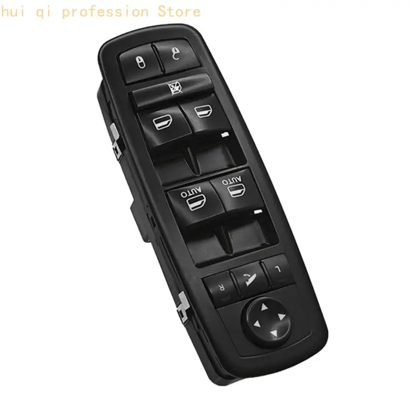 Reparaturschalter für elektrische Fensterheber zur Türmontage, schwarzes ABS-Gehäuse, 12-V-Fahrzeugreferenzteil H8WE – Detail 10