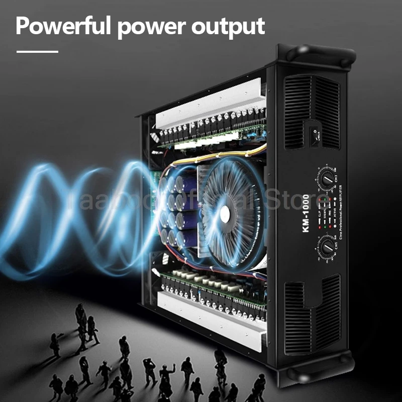 850/1000/1300W Power Digital Hifi Audio Amplifier Professional Sound Amplifier For Stage KTV Home Theater Subwoofer AMP Speaker