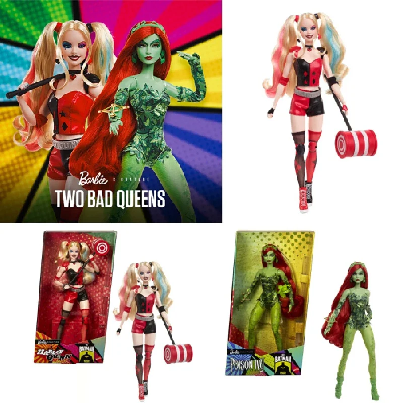 Mattel Barbie Signature Dc Harley Quinn Collectible Posable Action Figure Doll Display For Adult Collectors Batman 85 Years