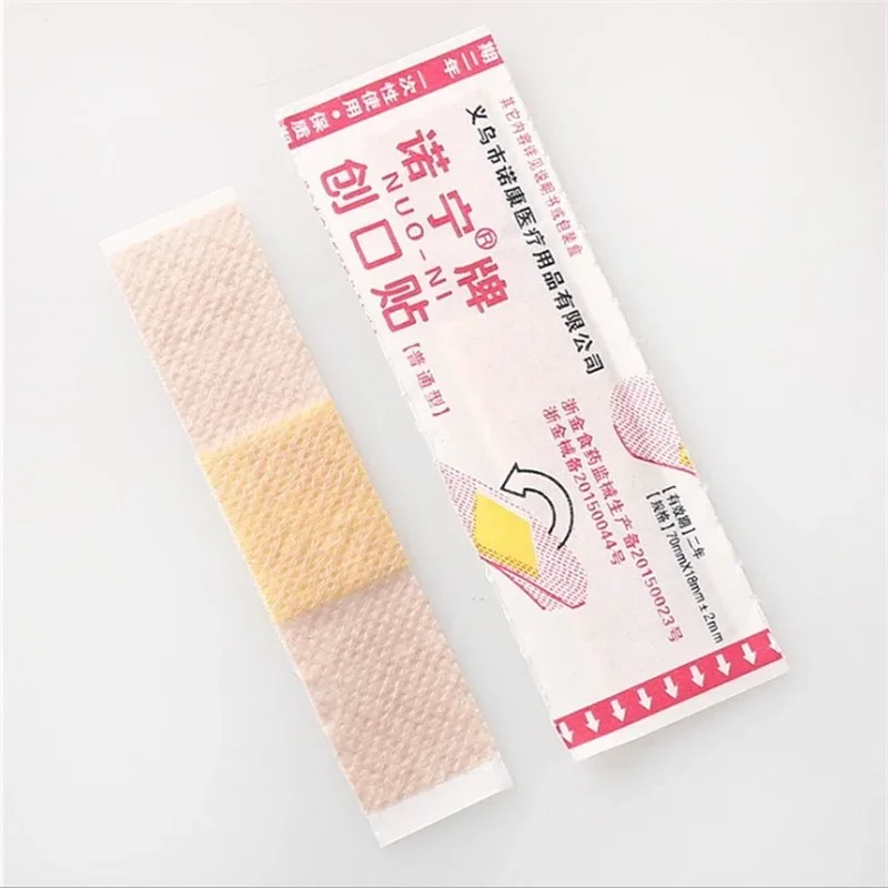 50Pcs Waterproof Breathable Wound Hemostasis Sticker Band First Aid Bandage Cushion Adhesive Plaster Medical Band-Aids Bandages