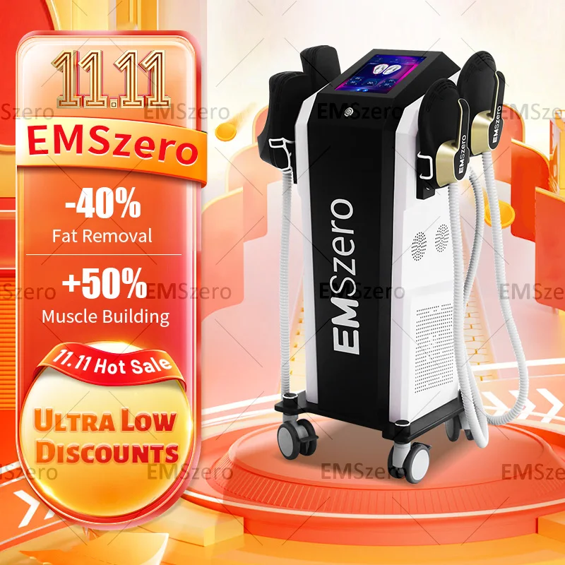 EMSzero EMS RF 6500W 200HZ Muscle Stimulate Fat Removal Body Slimming Butt Build Sculpt Machine