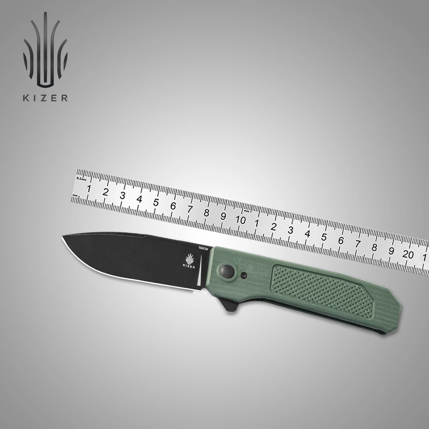 

Kizer Pocket Folding Knife V3630C2 Brat 154CM Steel With G10 Handle For Men EDC Ourdoor Survival Knife