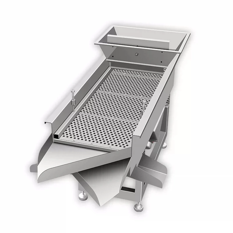 Vibrating Screen Industrial Stainless Steel Linear Screen Lobster Corn Soybean Small Screening Machine Vibrating Screen