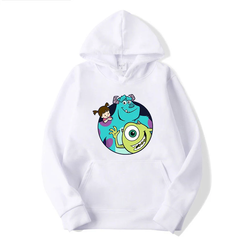 Disney Monster University Sullivan Mike Hoodie Sweatshirt Men\'s and Women\'s Fashion Casual Student Street Clothing Hoodie