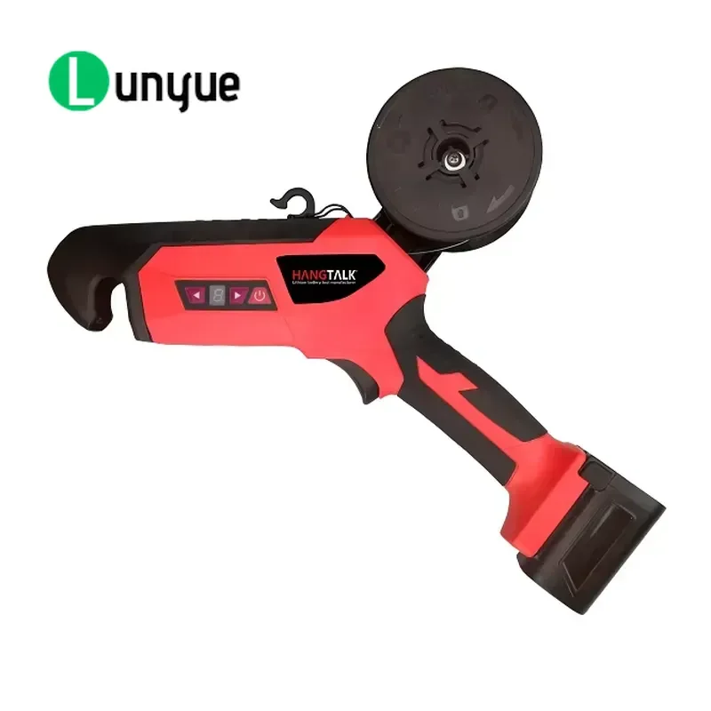 16.8V Cordless Electric Strapping Machine Handheld Mini Grape Vine Tying Tool for Garden Agriculture Farming Portable Battery