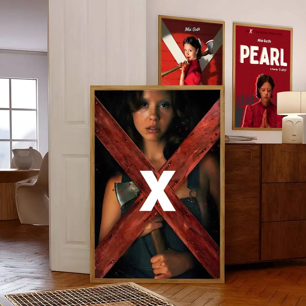 الخوف الفيلم P-اللؤلؤ المشارك HD الذاتي لاصق طباعة يتوهم هدية ملصق صورة غرفة نوم المنزل جدار ديكور فني