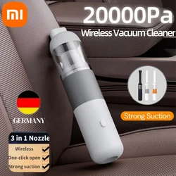 Xiaomi Car Vacuum Cleaner 120W High Power Strong Suction Portable Wireless Handheld Auto Dust Catcher Cyclone Suction Home New