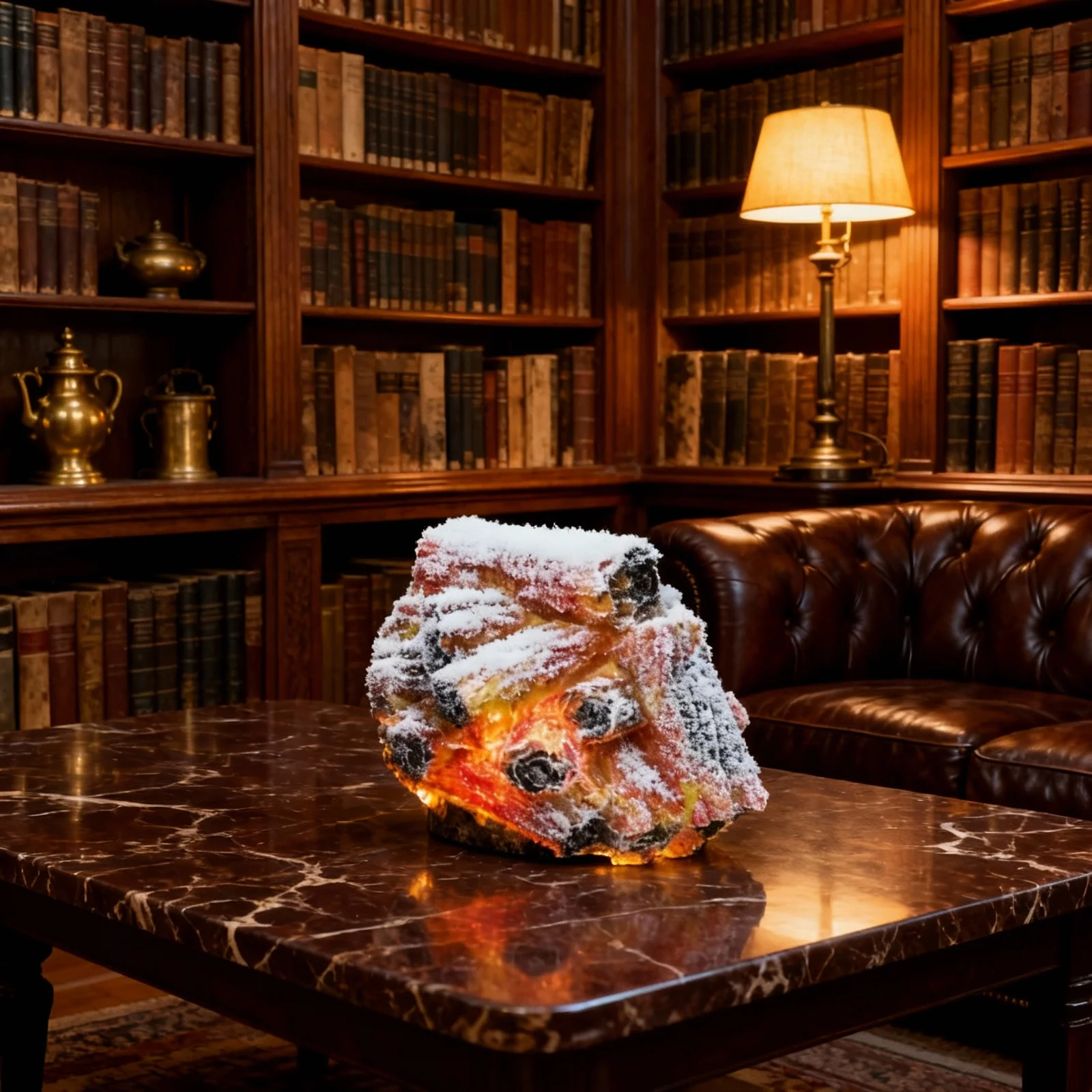 

Светодиодная лампа с имитацией угольного пламени, реалистичный 3D-эффект мерцающего огня, не требует подключения к сети, настольный декор для дома