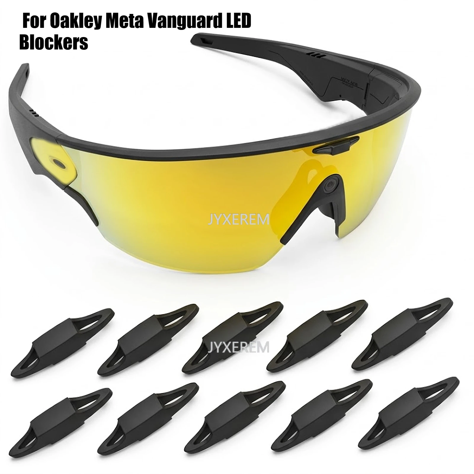 10pcs LED Blocker for Oakley Meta Vanguard Smart Glasses Ste