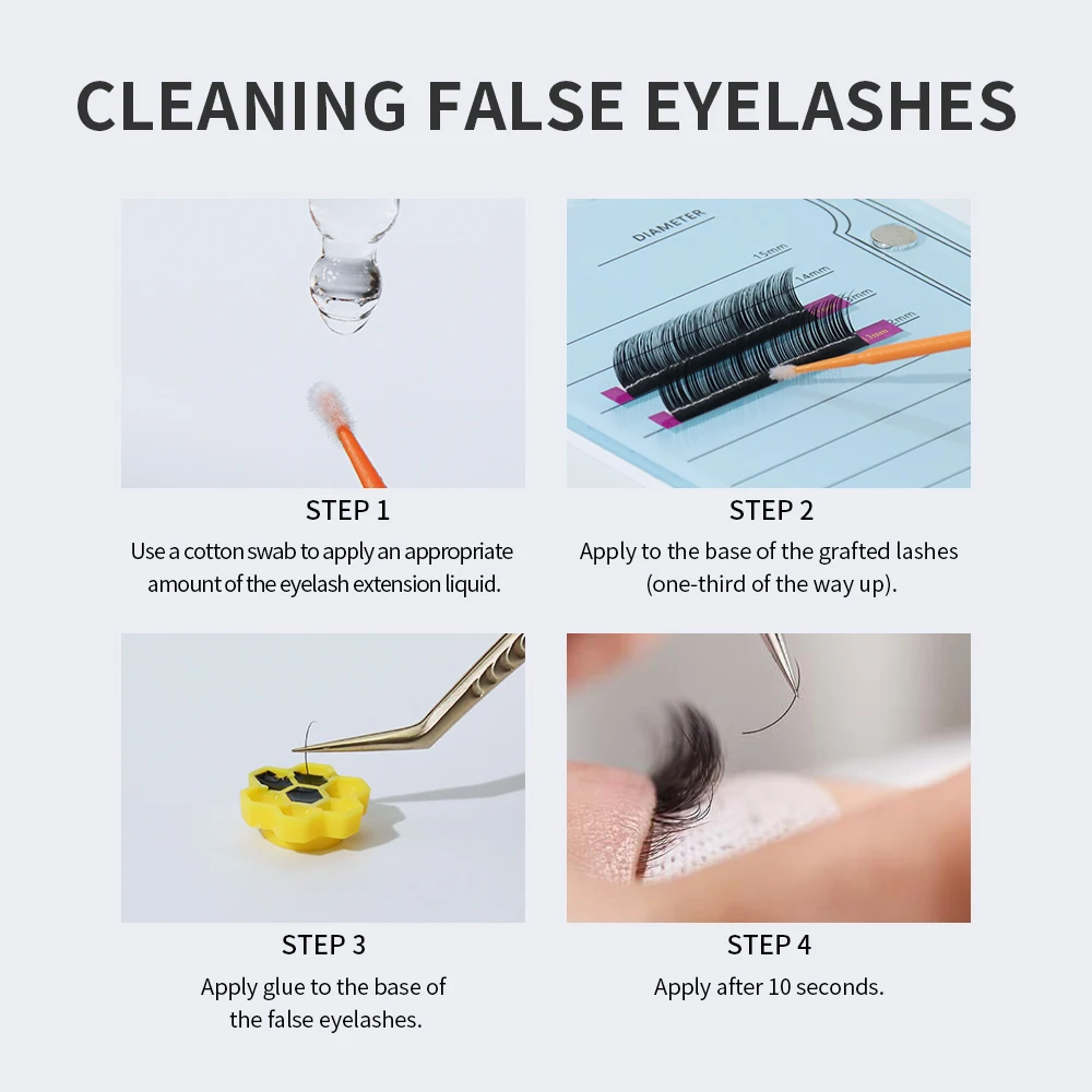 GLAMLASH 10/15ml まつげエクステグルー プライマー 速乾 長持ち まつげ固定剤 プライマー