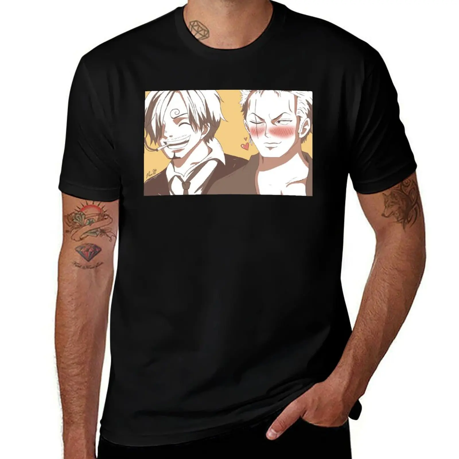 

Sanji x Zoro T-Shirt rapper graphic tees graphic shirts man clothes mens vintage t shirts