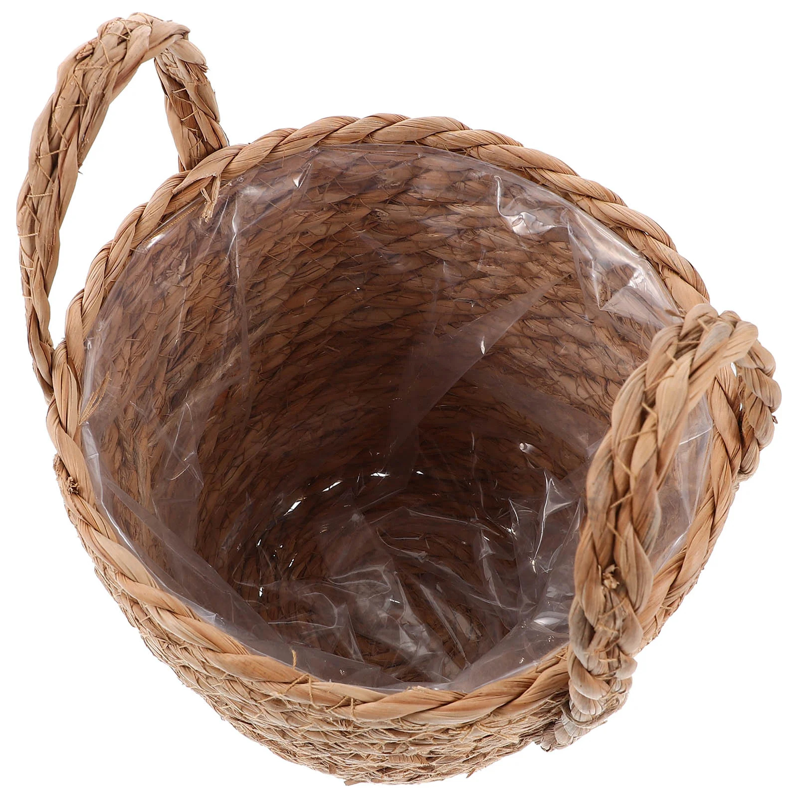 

Wicker Plant Basket Straw Flower Pot House Plants Flowerpot Premium Seaweed Storage