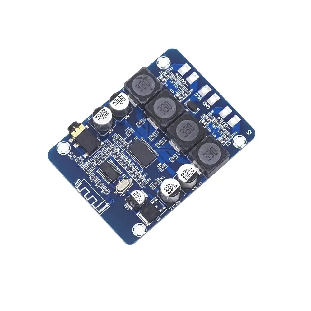 high quality XH-M314 TPA3118 2x45W 12V 24V Stereo audio Bluetooth Digital power Amplifier Board amplificador