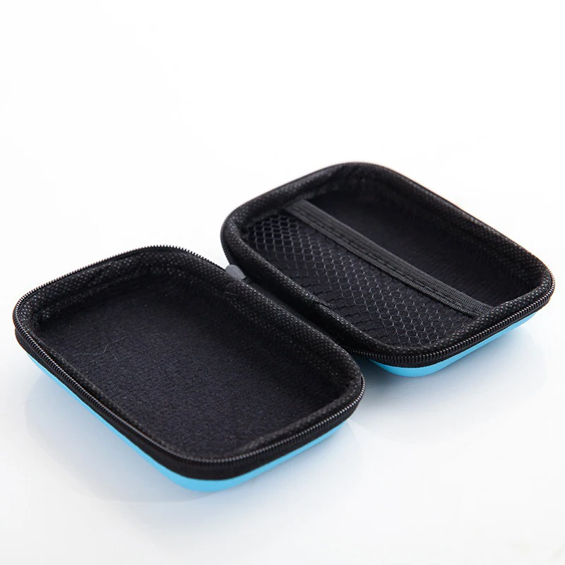 Mini Carrying Pouch Earphone Accessory Portable Sundries Travel Storage Bag Charging Case For Earphone Package Zipper Bag