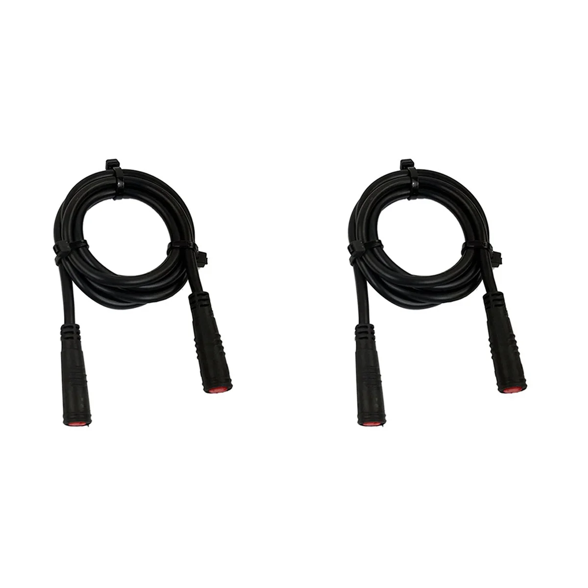 A77I 2X Electric Bike Extension Cord Connector 2 Pin Female to Female Waterproof Cable Product Size: 80cm Length