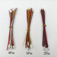 5Pairs MX2.0 2.0mm Wire Cable Connector MX Plug Male & Female Battery Charging Cable 15CM Aerial Docking 2Pin 3Pin 4Pin