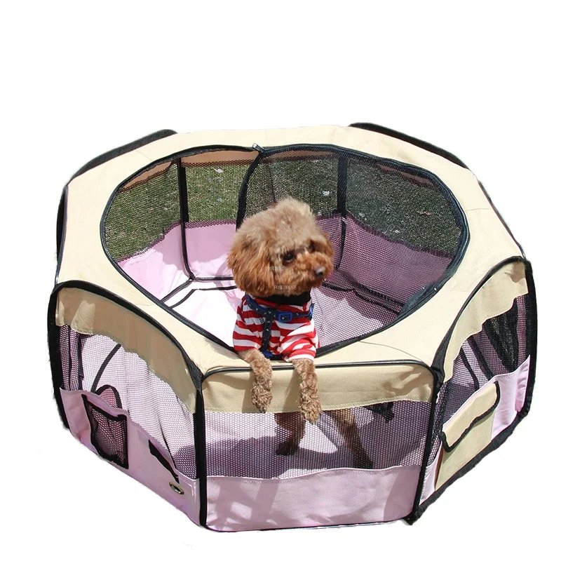 Nordic Minimalist Oxford Cloth Outdoor Dog Houses Pet Delivery Room Outdoor Tent Dog Kennels Cat Litter Closed House for Dogs