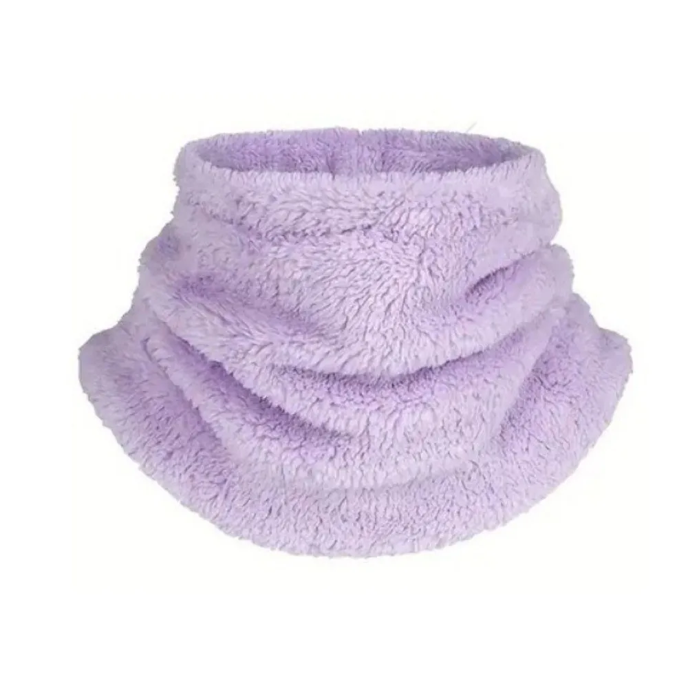 New Adjustable Warm Scarf Windproof Coldproof Fake Collar Drawstring Solid Color Tube Scarf Outdoor Sports