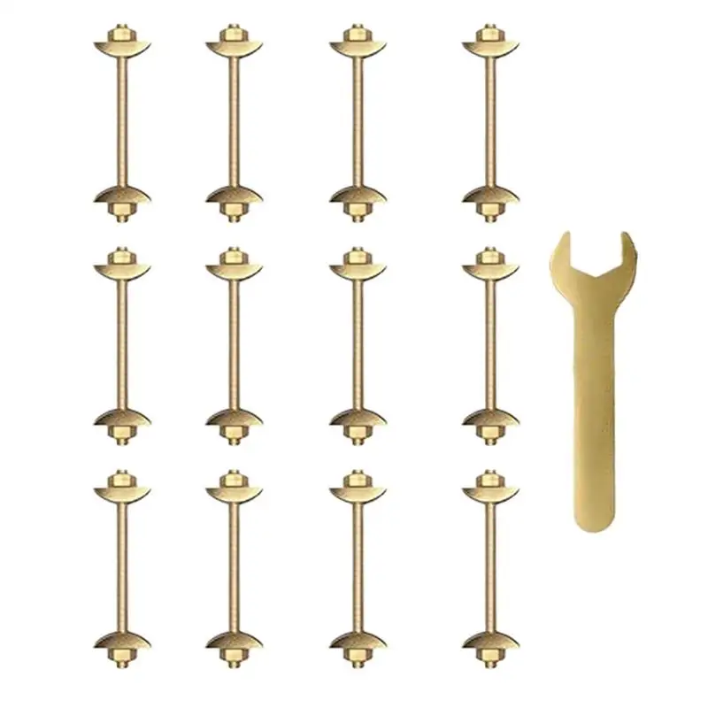 

Counter Joint Connectors M8x100mm Joint Fasteners 12x Nut Bolt Assortment Metal Connecting Fittings Drawbolt Miter For Bed Frame