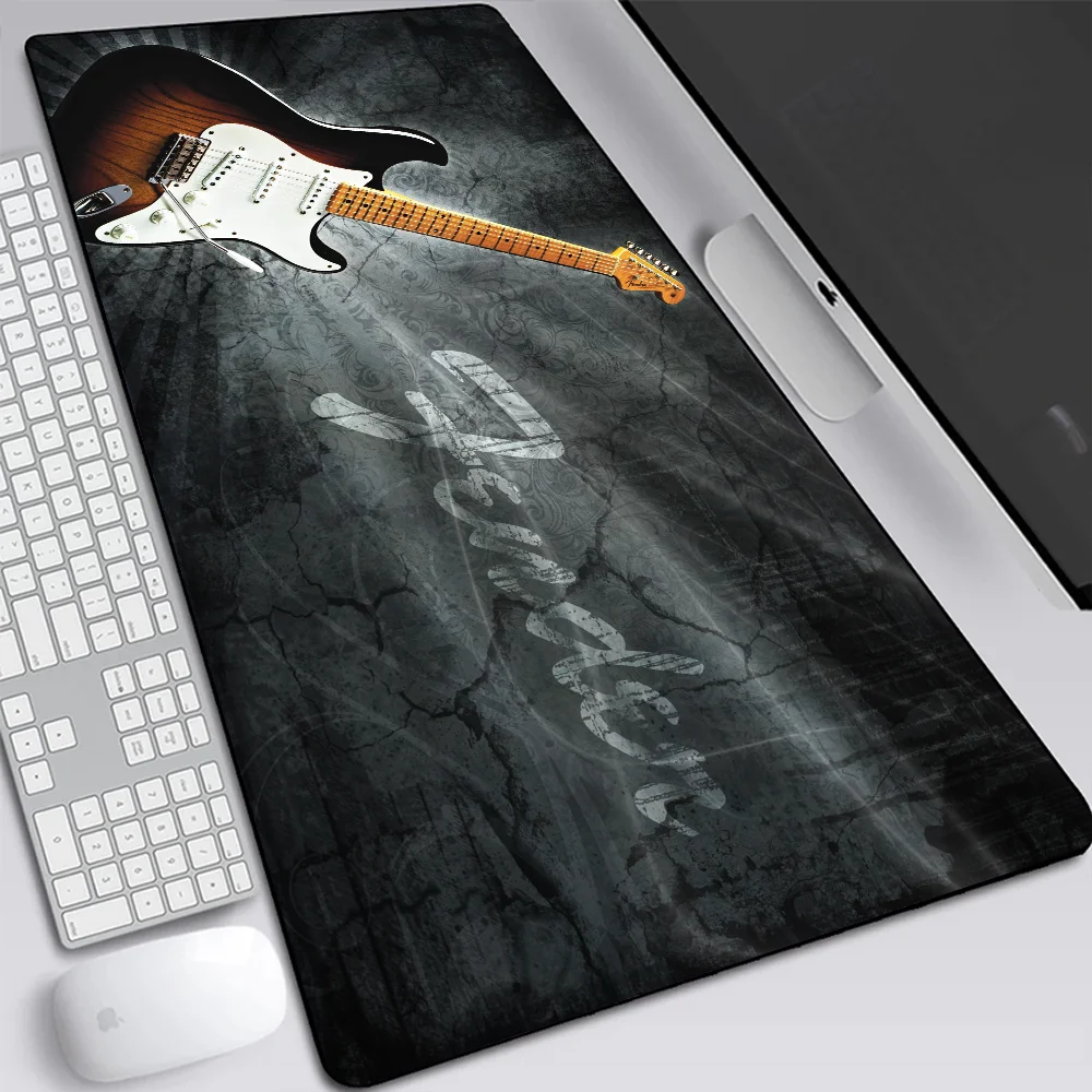 Guitar Music Large Gaming Mouse Pad Computer Laptop Mousepad Keyboard Pad Desk Mat PC Gamer Mouse Mat Silicone Office Mausepad