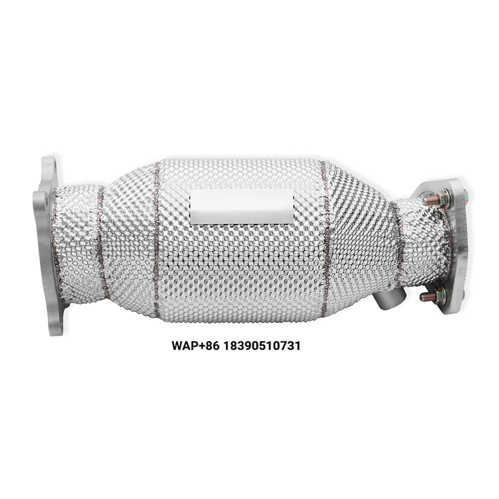 Optimal Flow 304 Stainless Steel Exhaust Header for  A6 A7 C7 2.0T 2.5L 2.8L Tuning Upgrade