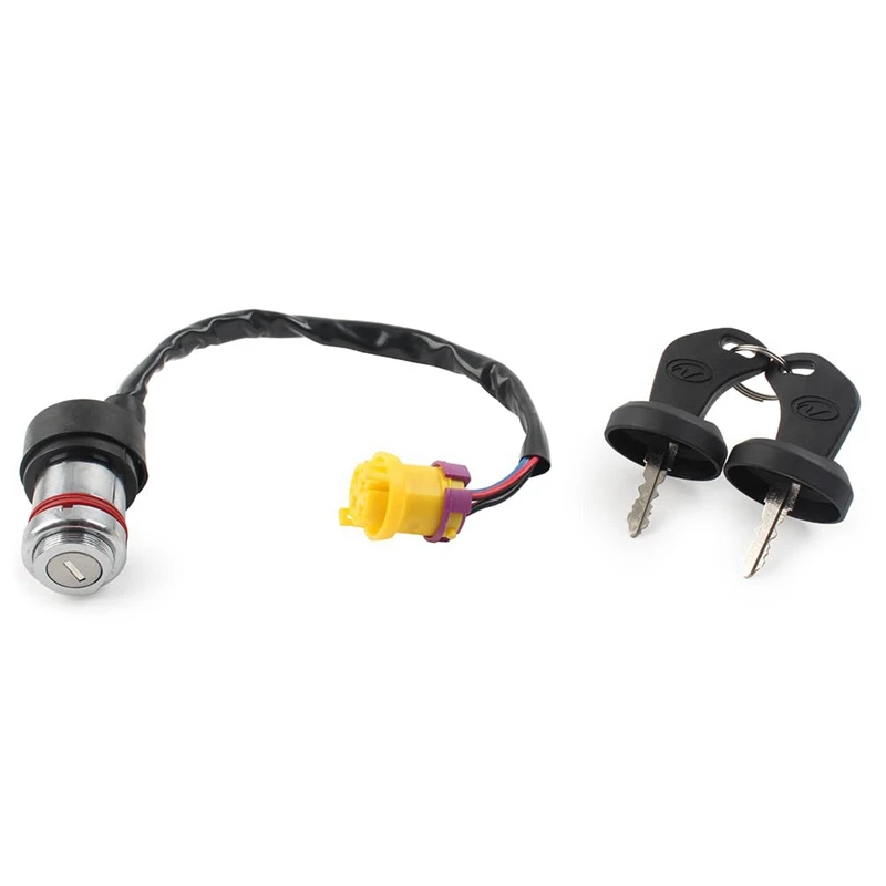 Ignition Key Switch Lock 4 Wire Plastic For Linhai 250 250Cc 260 260Cc 300 300Cc 400 400Cc ATV UTV