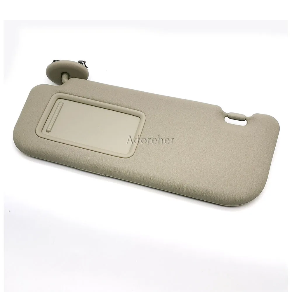 

Левый бежевый салон автомобиля солнцезащитный козырек с зеркалом солнцезащитный козырек спереди водителя для Toyota Yaris 2008-2013 аксессуары