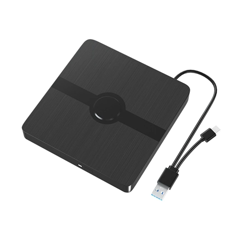 محرك أقراص DVD خارجي USB 3.0 محركات الأقراص الضوئية المحمولة قارئ مشغل أقراص DVD لأجهزة الكمبيوتر المحمول