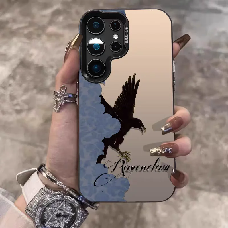 

Case for Samsung Galaxy S25 Ultra S24 FE S23 Plus S22 S21 A05 A14 A15 A24 A23 Shockproof Camera Shield Male Female Eagle Flower