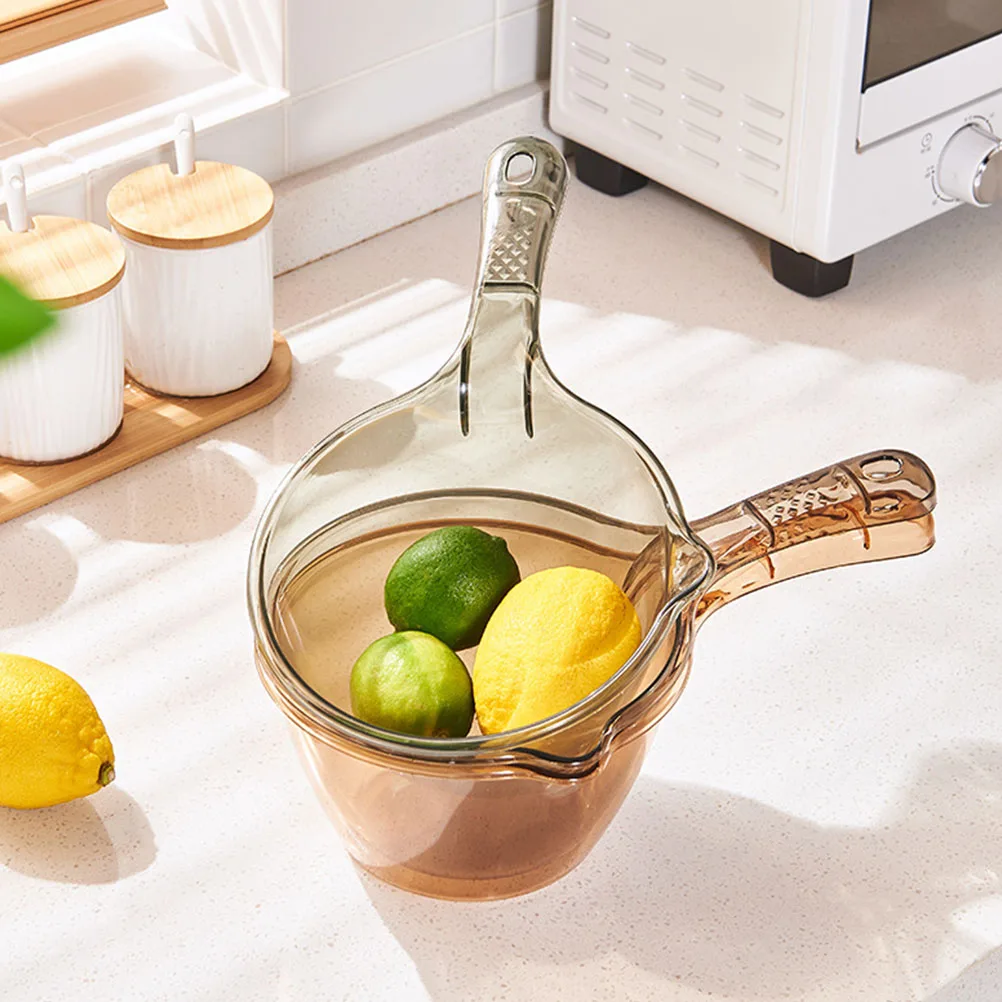 

3 шт., толстые ковши для воды, длинная ручка, кухонный бытовой совок для воды, детская ванна, удобный универсальный ковш, ковш