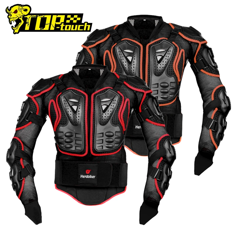 

Motorcycle Jacket Full Body Armor Wear-Resistant Anti-Fall Motorbike Armor Motocross Riding Protective Gear Back Protector S-4XL