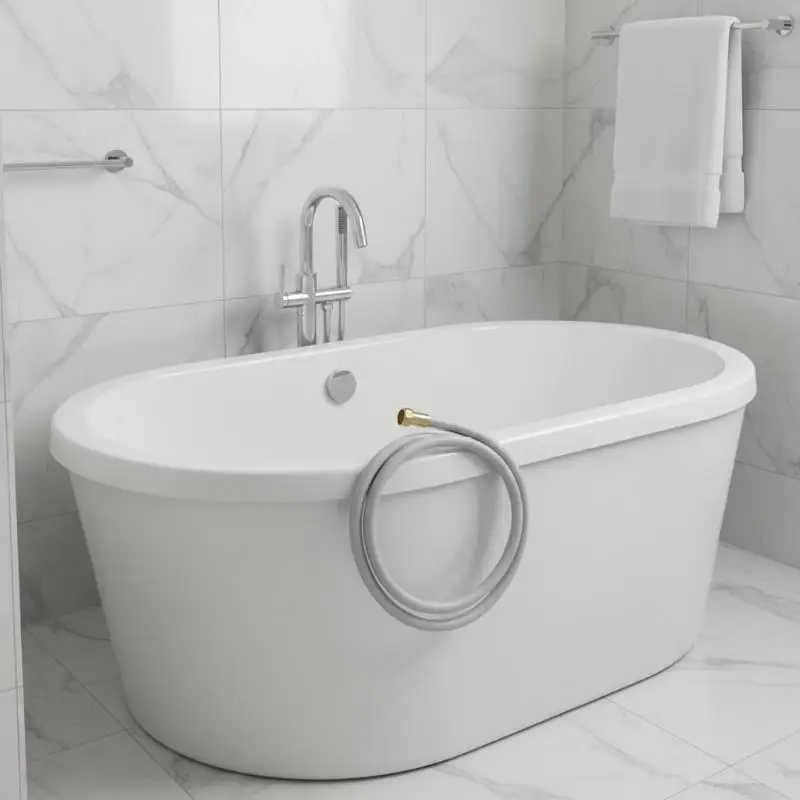 PVC Silicon Shower Hose Flexible Super Durable Suitable For Hot And Cold Water Use And Corrosion-Resistant Steel Cap Connector - view 6