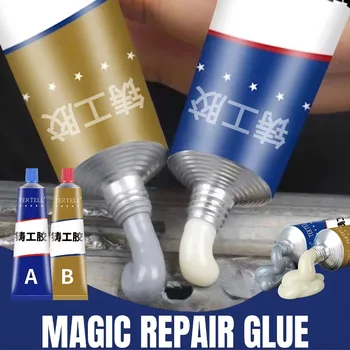 AB-Dichtstoff, hochfester Metall-Reparaturkleber, starker Schweißkleber, Hitze- und Kältebeständigkeit, Kunststoff-Reparatur-Gussklebemittel