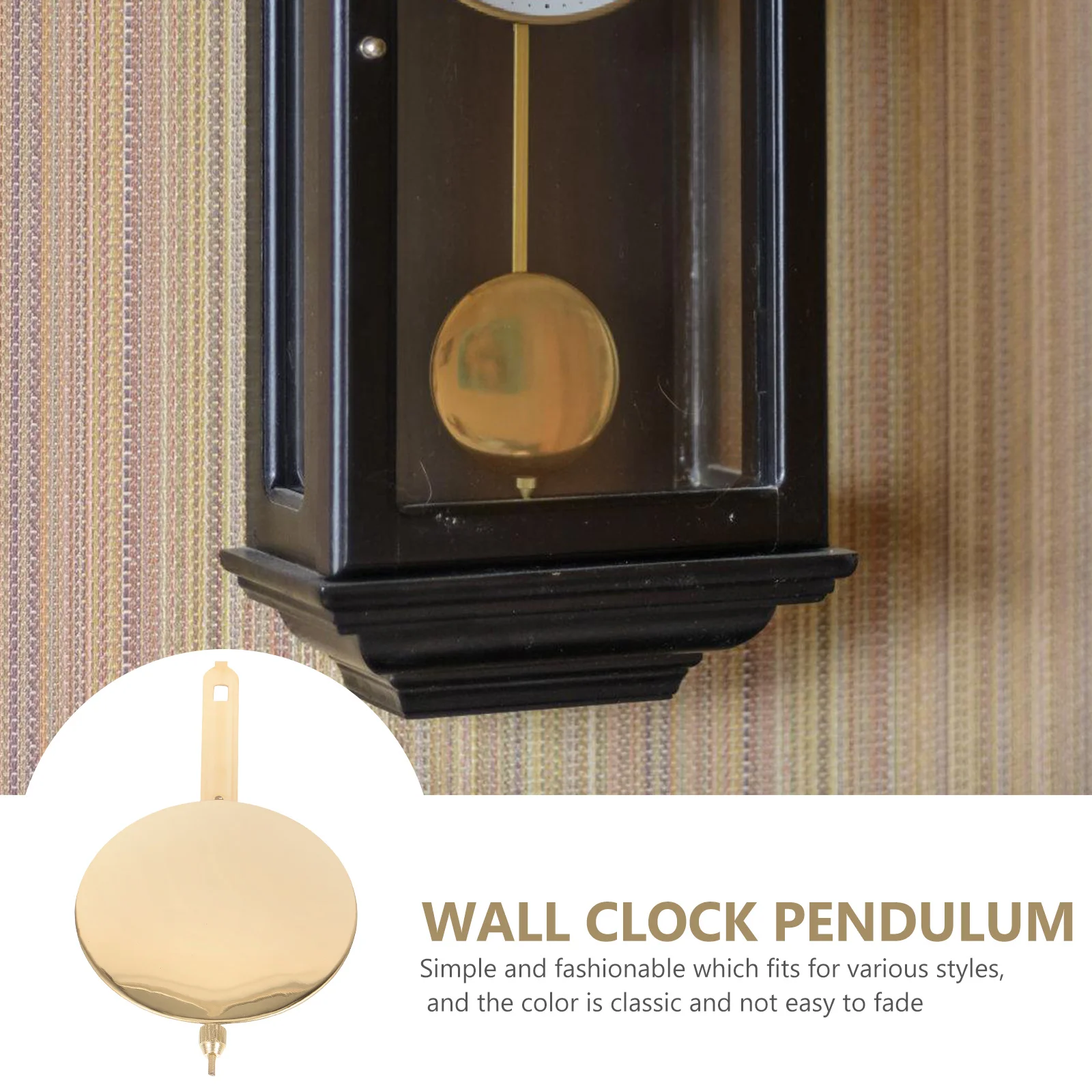 

15cm Metal Wall Clock Metal Replacement Pendulum Parts Pendulum Wall Clock Parts Accessories Vintage Mechanical