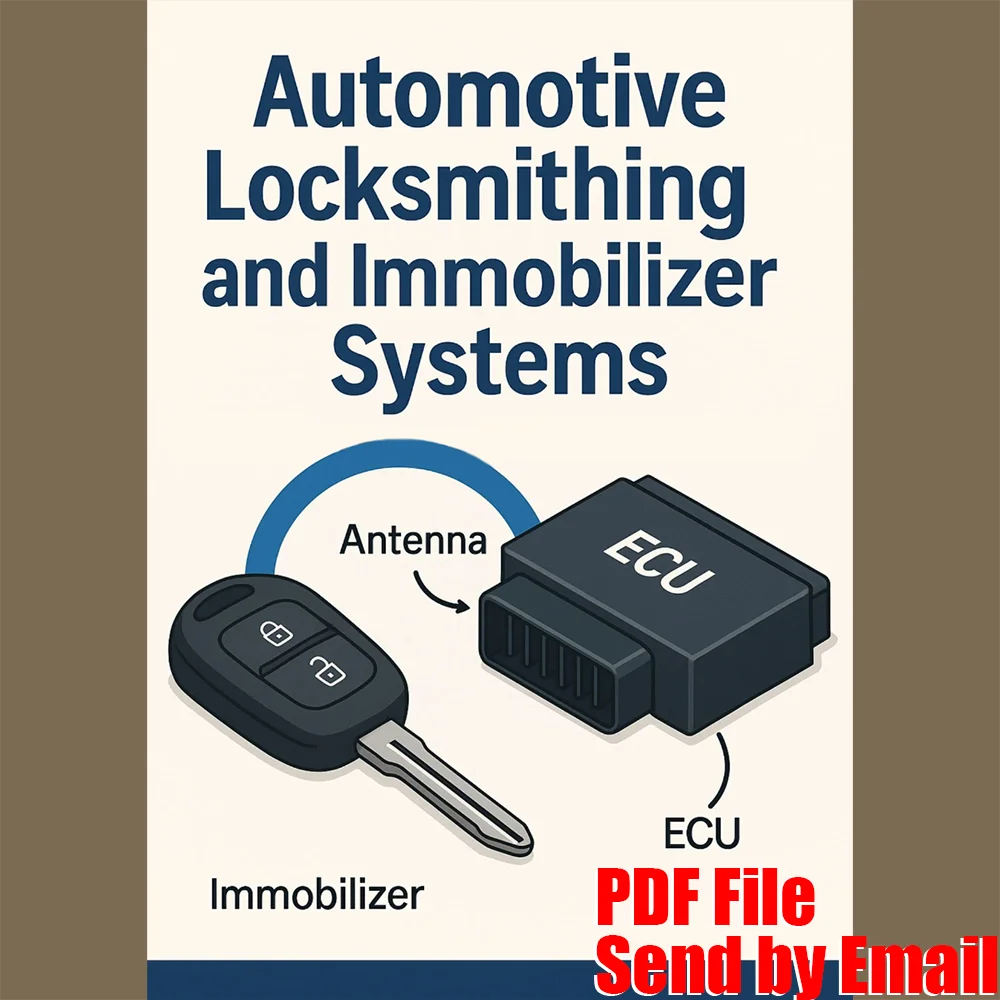 Kfz-Schlosserführung, ECU-Reparatur, E-Book, PDF-Wegfahrsysteme, Identifizieren des Klons für Transponderschlüssel, ECUs, unverzichtbare Werkzeuge
