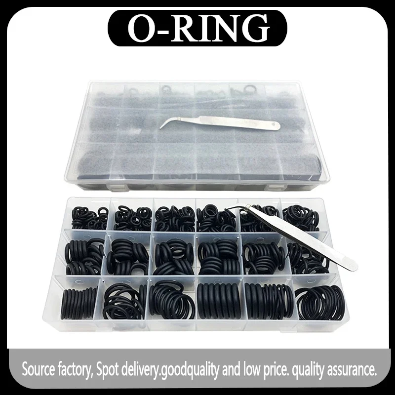 

430pc O-ring Rubber NBR Seal Assortment Washer Gasket O Ring Kit Repair Faucet Pipe Car Plumbing Pneumatic Accessory Tool Set