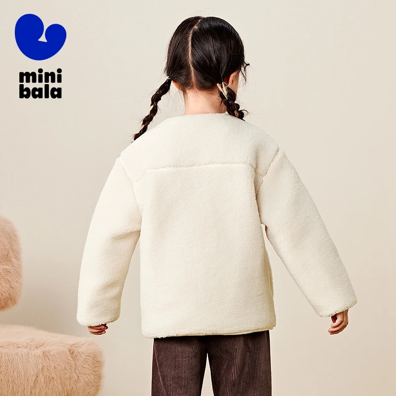 Mini Bala Thickened Parent-Child Padded Jacket with Waterproof on Both Sides for Children Winter.