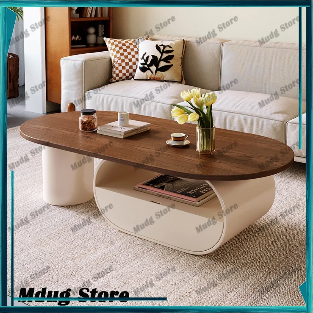 

Hardcover Floor Coffee Tables Modern Magazine Premium Oval Coffee Tables Minimalist Display Moveis Para Sala Home Furniture