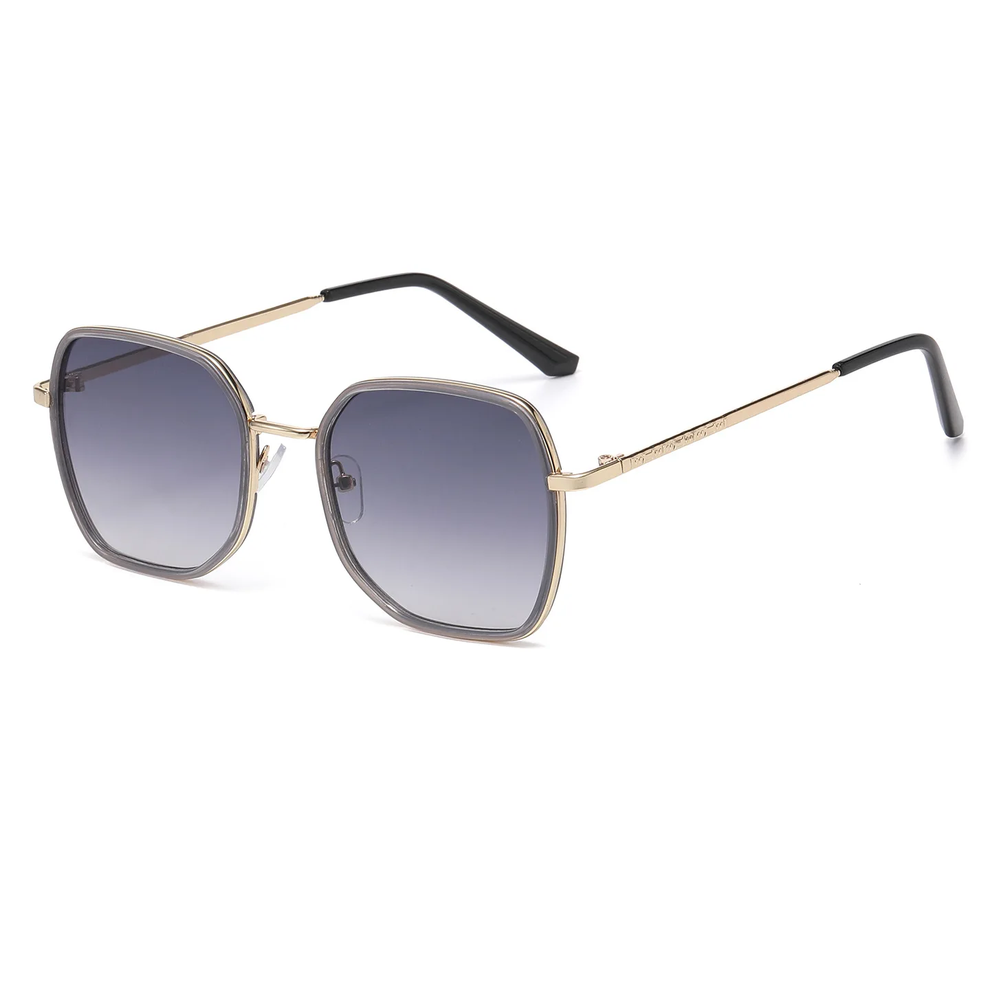 UV-beständige Sonnenbrille, moderne Sonnenbrille aus Polycarbonat und Metall, Damen-Sonnenbrille, elegant für modisches Outfit, Reisen, Autofahren – Detail 12