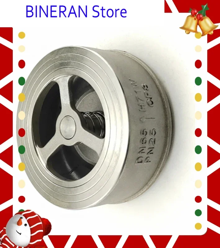 316L المشبك نوع الفولاذ المقاوم للصدأ صمام الاختيار H71W-16RL/25RL/صمام أحادي الاتجاه CF3M صمام الاختيار 2 بوصة DN50