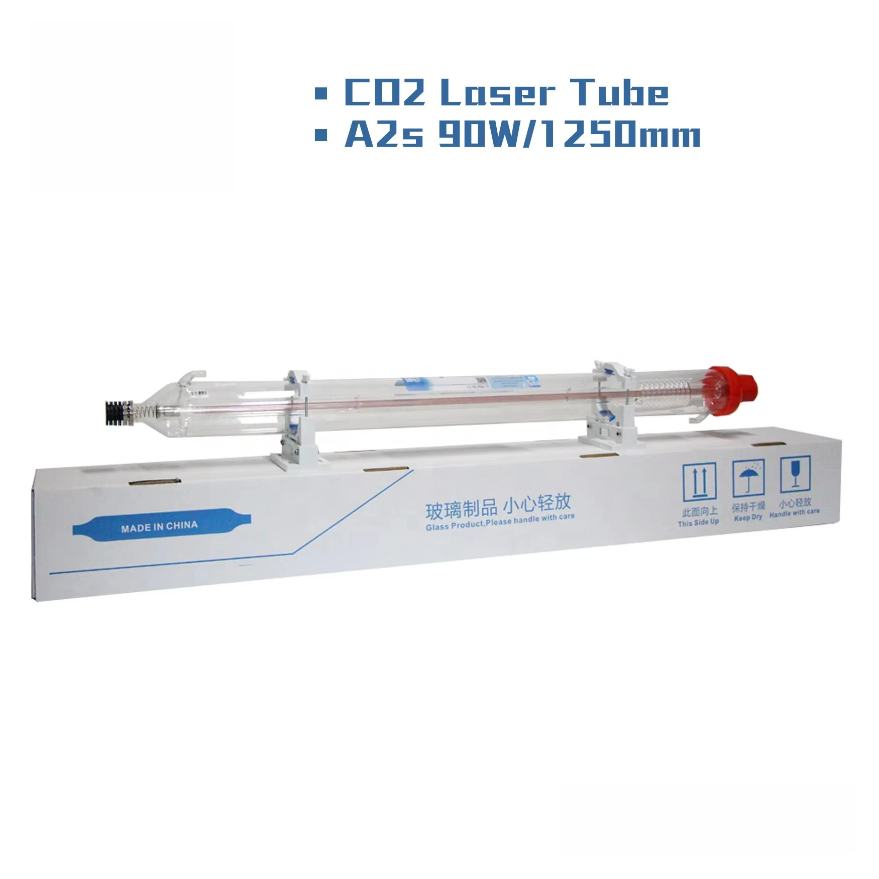 Yongli AS Series A2s 90W CO2 Tube 1262mm New Cutting Equipment Parts Direct From Manufacturer