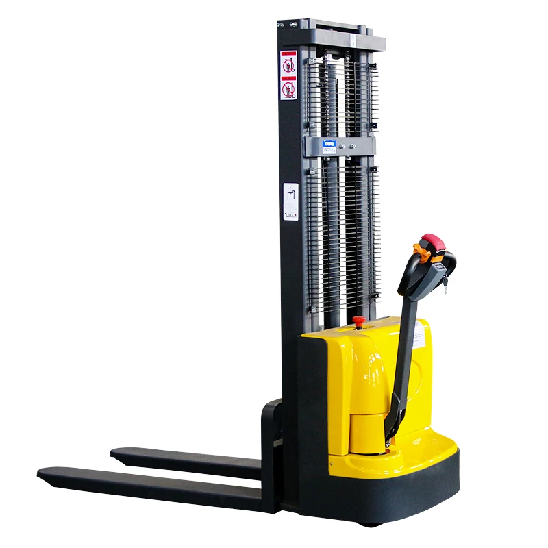 Fully-walkie-Electrical Forklift 2 Tons Stacking Truck Semi Electric Small Hydraulic Automatic Lifting view 2