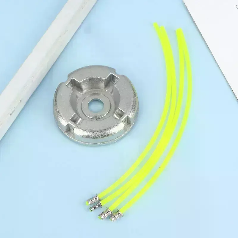 Universal Aluminum Alloy Lawn Mower Head - Nylon Lawn Mowing Line Included Lawn Mower Replacement Part for Garden Care