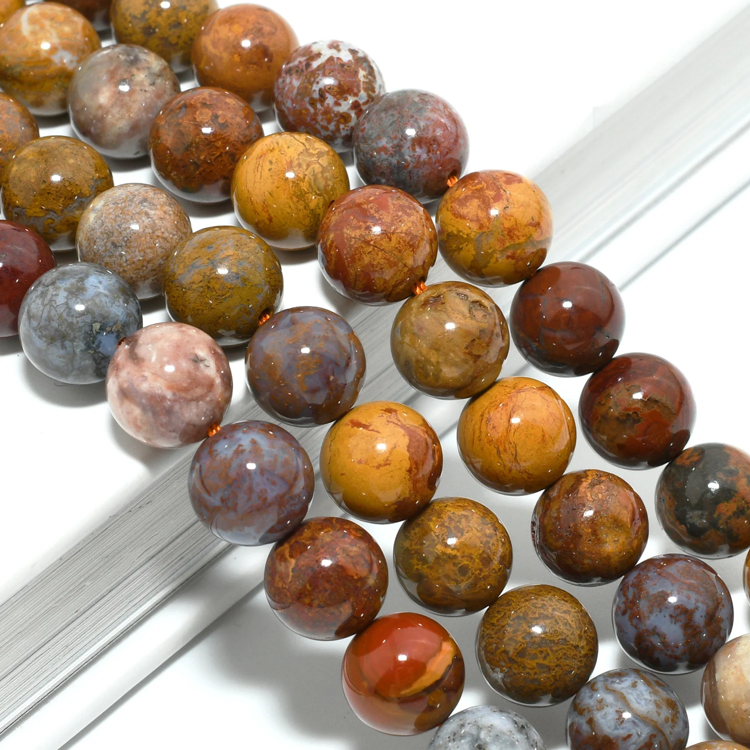 Natural Condoc Agate Loose Round Beads 8.5mm-8.8mm